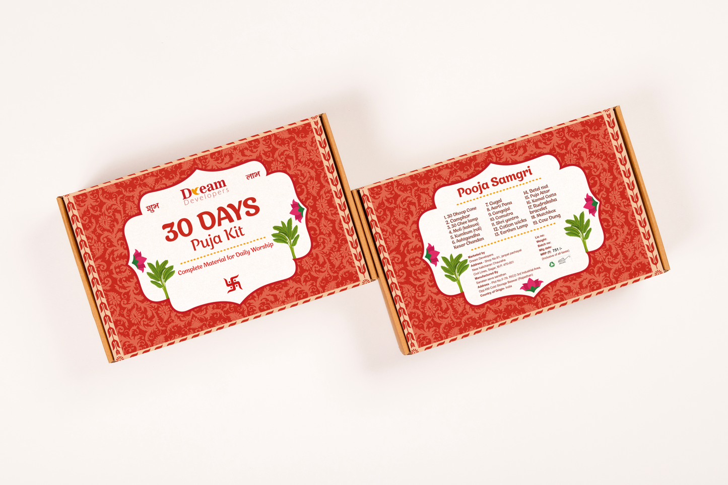 30 Days Puja Box – Complete Monthly Pooja Essentials Kit